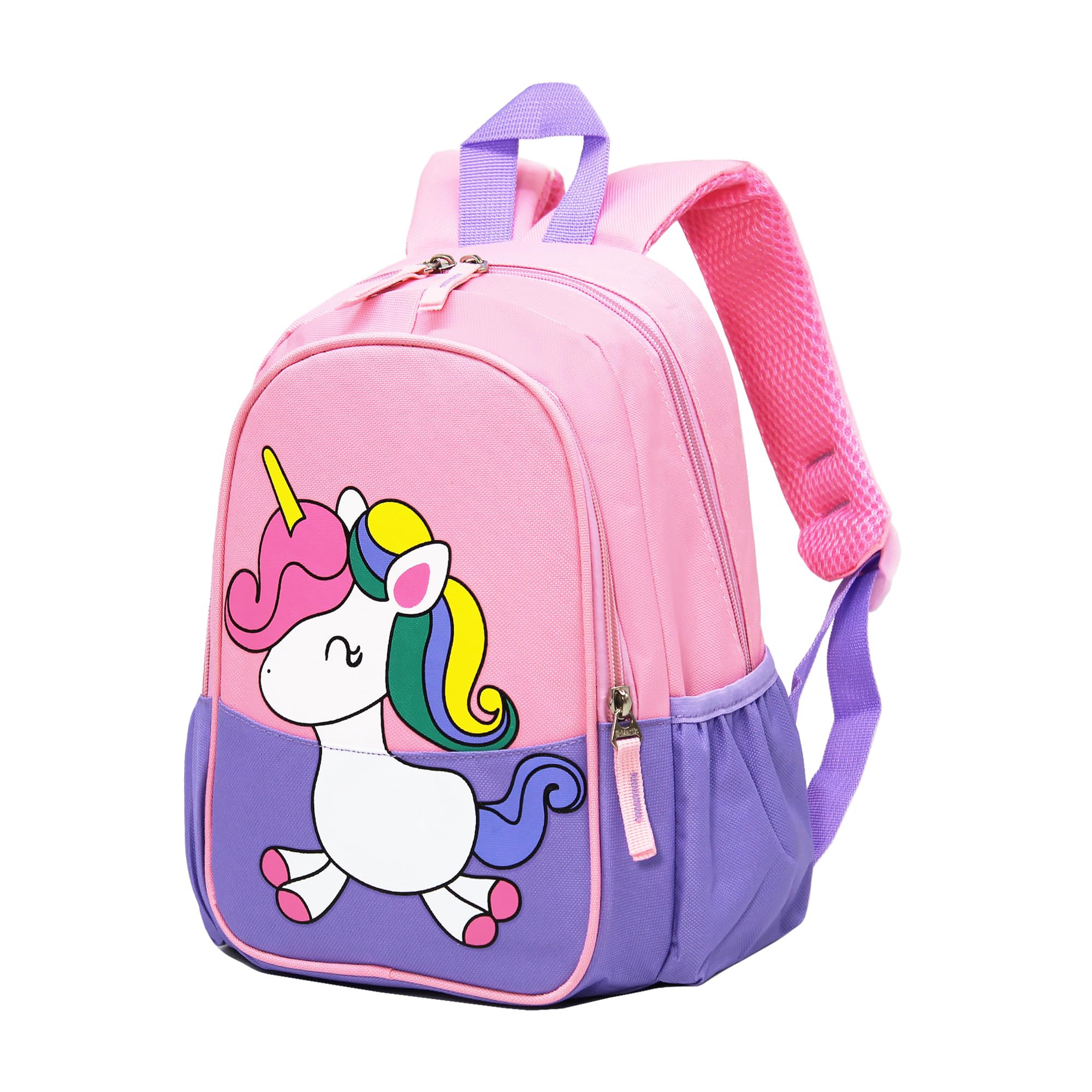 **CHERUBIC Toddler Backpack - Waterproof Cute Small Preschool Backpack for Boys & Girls, Lightweight Kids Travel Backpack with Cartoon Design - Perfect for Daycare, School, and Family Trips**