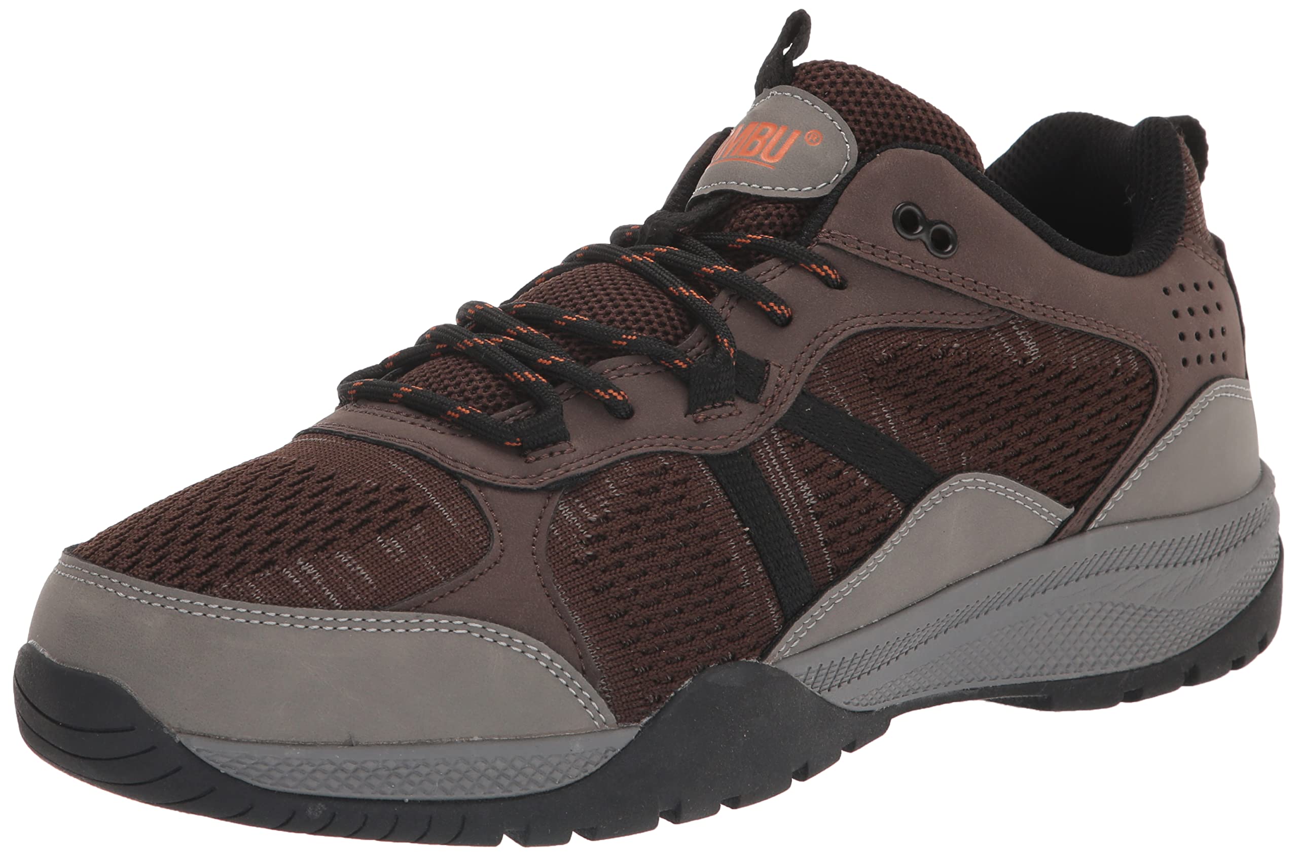 Khombu Men's Waterproof Hiking Boots - Lightweight Outdoor Trekking Shoes with Non-Slip Sole & Breathable Design for Mountain Climbing, Camping & Trail Walking (Cayenne 2)