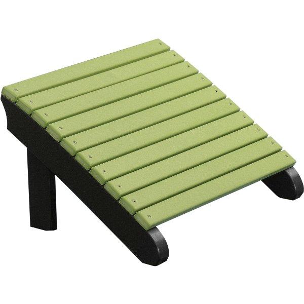Premium Poly Deluxe Adirondack Footrest - Durable Outdoor Patio Furniture Accessory for Relaxing in Garden, Poolside or Deck