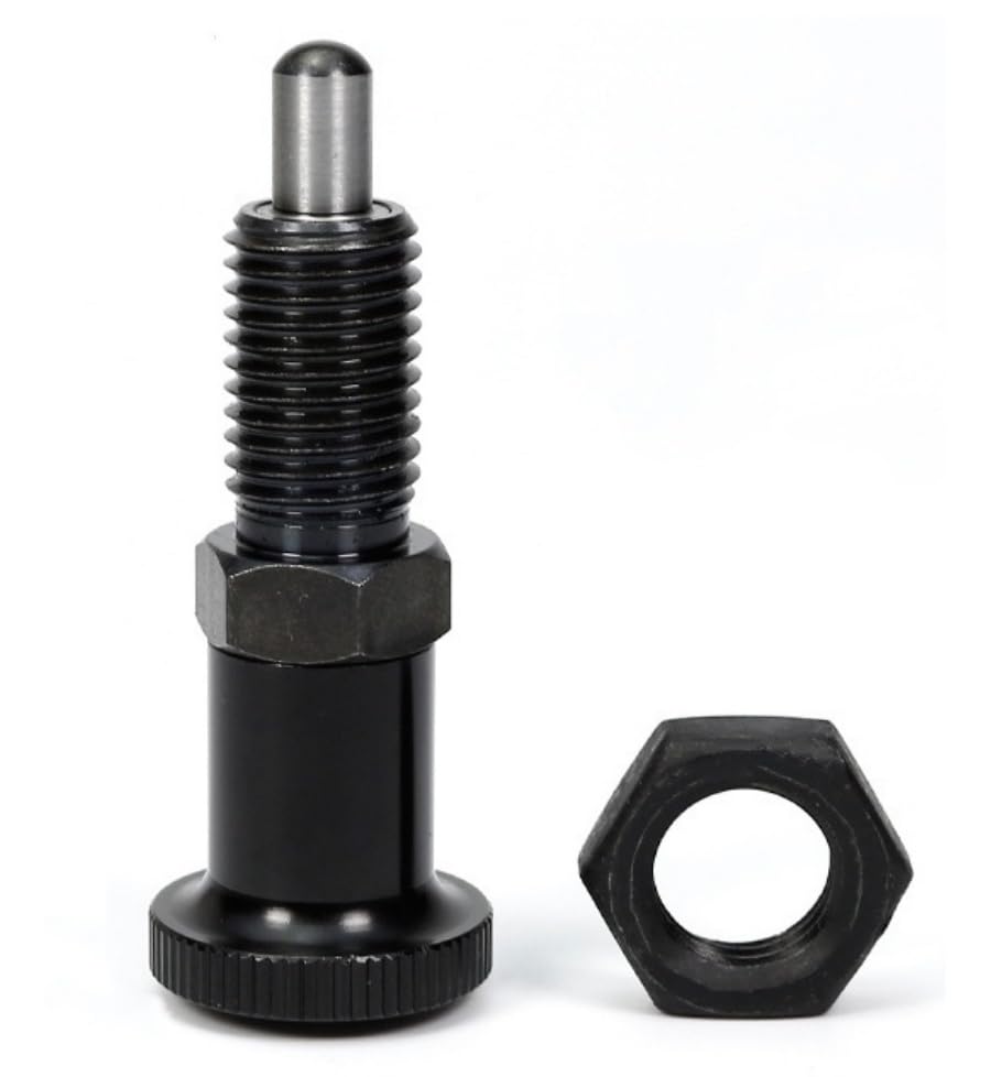 Retractable Spring Plunger with Pull Knob - M16 Non-Locking Indexing Plunger, Ball Spring Loaded Pin for Machinery & DIY Projects - Perfect for CNC, 3D Printers, and Industrial Equipment
