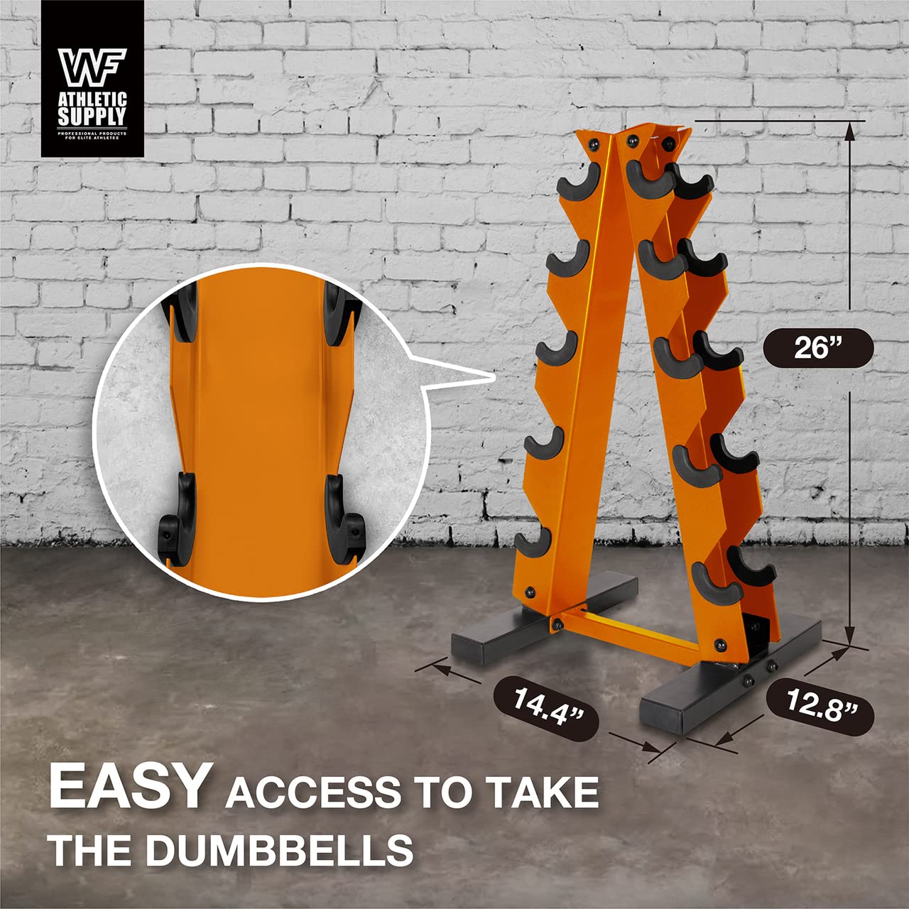 CAPHAUS 5-25 lb Adjustable Dumbbell Set with A-Frame Storage Rack - Solid Hexagon Free Weights for Home Gym, Strength Training - Cast Iron Rubber Coated Weights for Men & Women - Perfect for Small Spaces, Apartment Workouts & Weight Lifting Training
