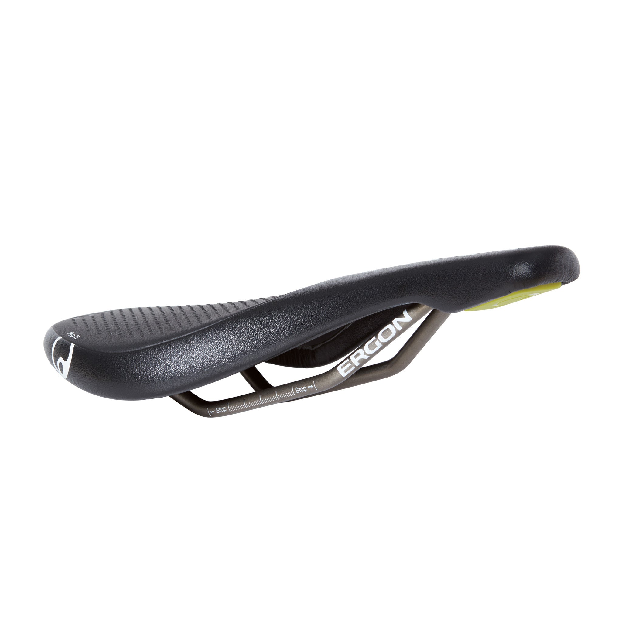 Ergon SMD2 Pro Titanium Ergonomic Bike Saddle - Lightweight & Durable Cycling Seat for Road & Mountain Bikes - Perfect for Long Rides & Commuting