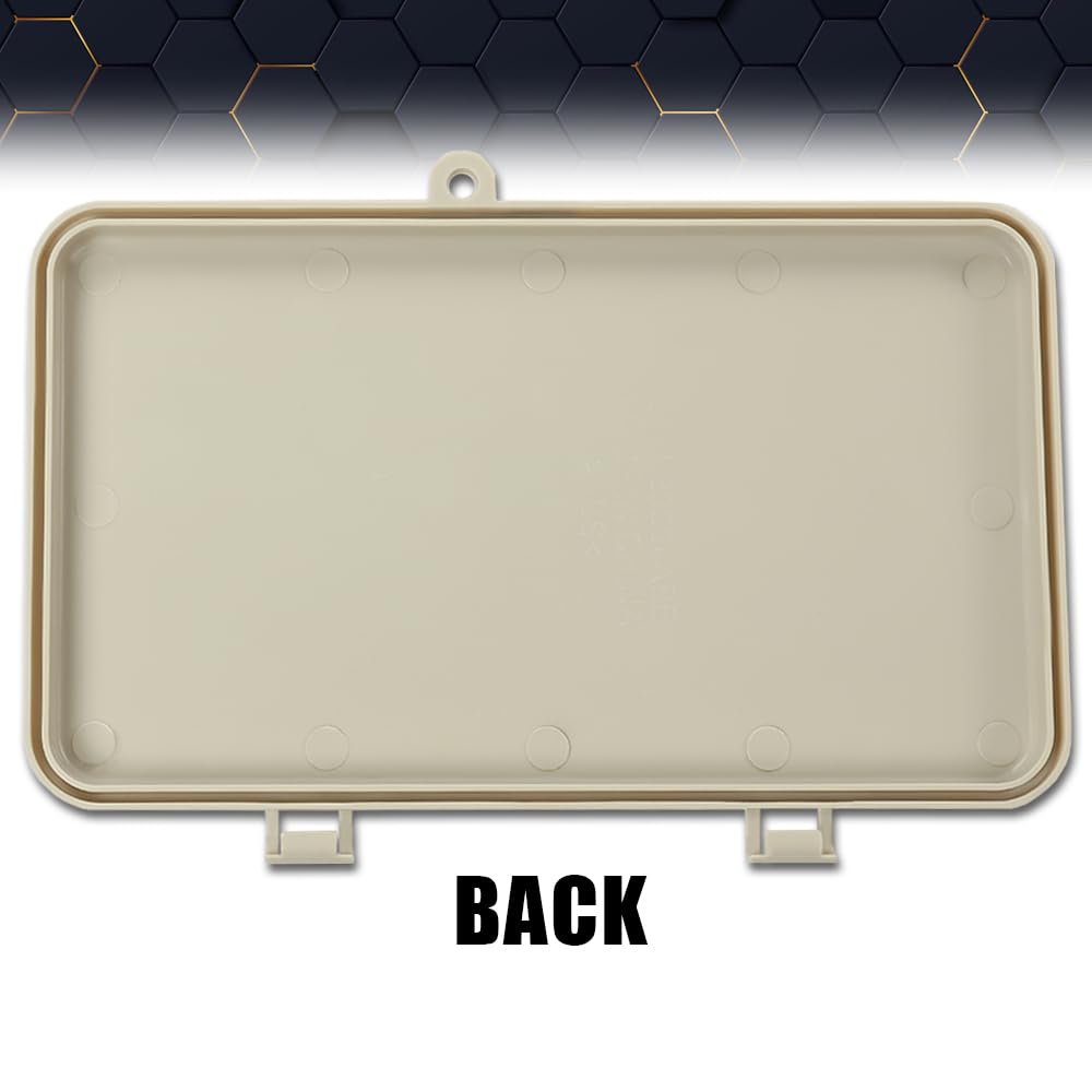 PIT66 Swimming Pool Timer Cover - Beige Replacement for Plastic Intermatic Box - Weatherproof & Durable Pool Equipment Accessory for Outdoor Use