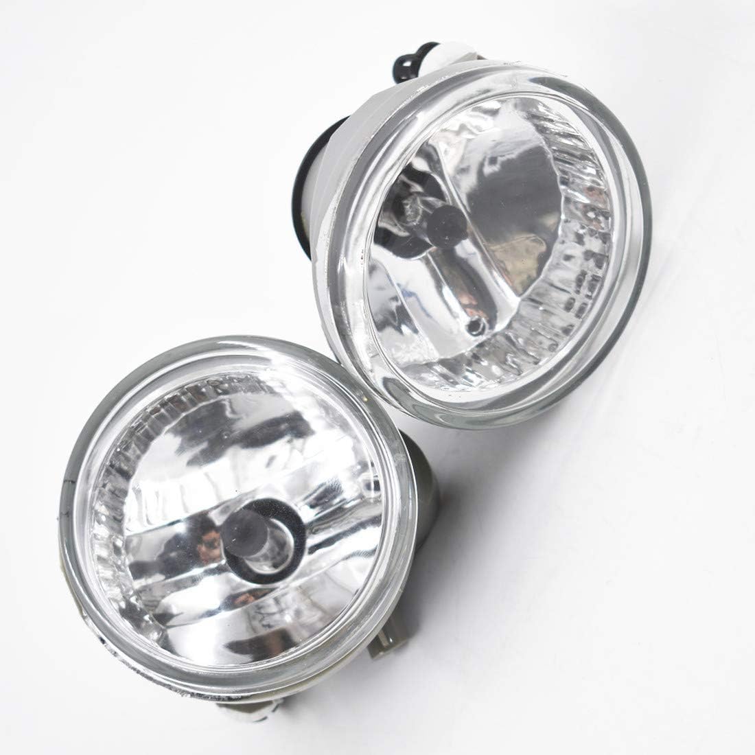 2-Pack 8122152070 & 8121152070 Fog Light Lamp Assembly Replacement for Toyota Prius 2004-2009 - Perfect for Night Driving and Foggy Conditions