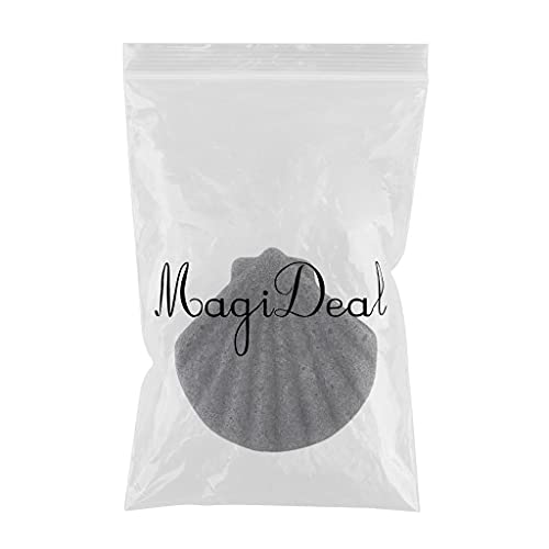 Konjac Facial Sponge - Natural Exfoliating & Cleansing Puff for Deep Face Wash | Black Konjac Sponge for Gentle Skin Care, Acne Treatment & Makeup Removal | Perfect for Daily Skincare Routine & Travel