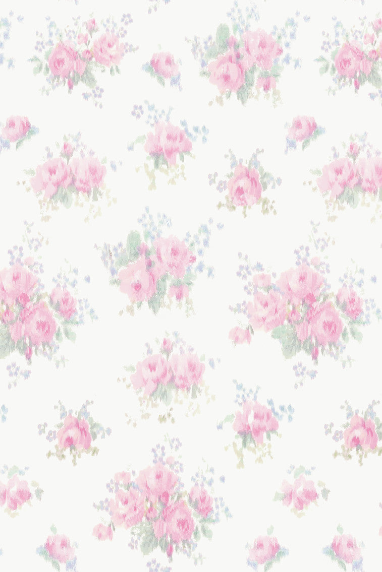 Breezy Ikat Rose Peel & Stick Wallpaper - Self-Adhesive Removable Wallpaper for Bedroom, Living Room & Nursery Decor - Easy DIY Home Renovation Solution
