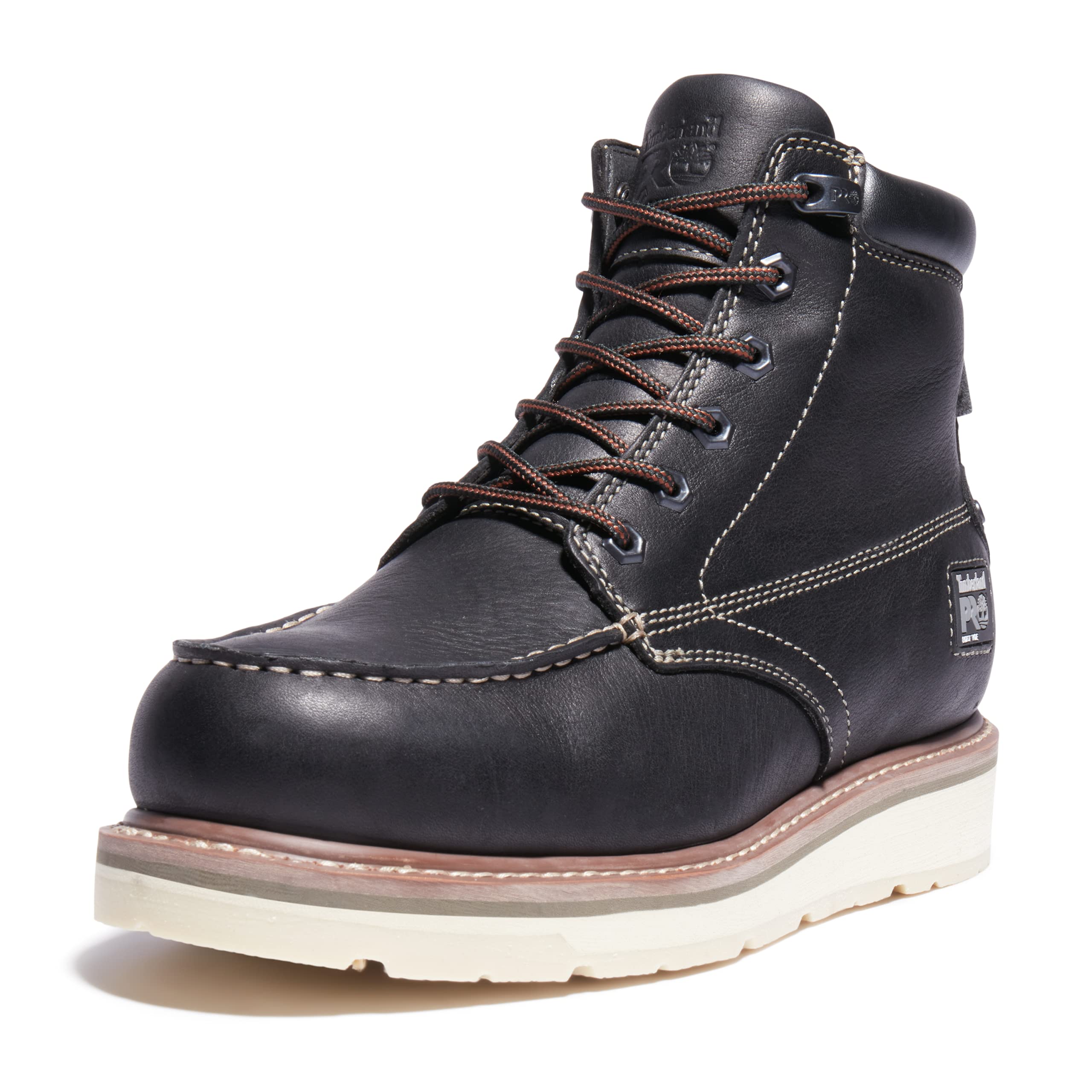 Timberland PRO Men's Gridworks 6-Inch Soft Toe Waterproof Work Boots - Durable & Comfortable for Construction, Hiking & Outdoor Work