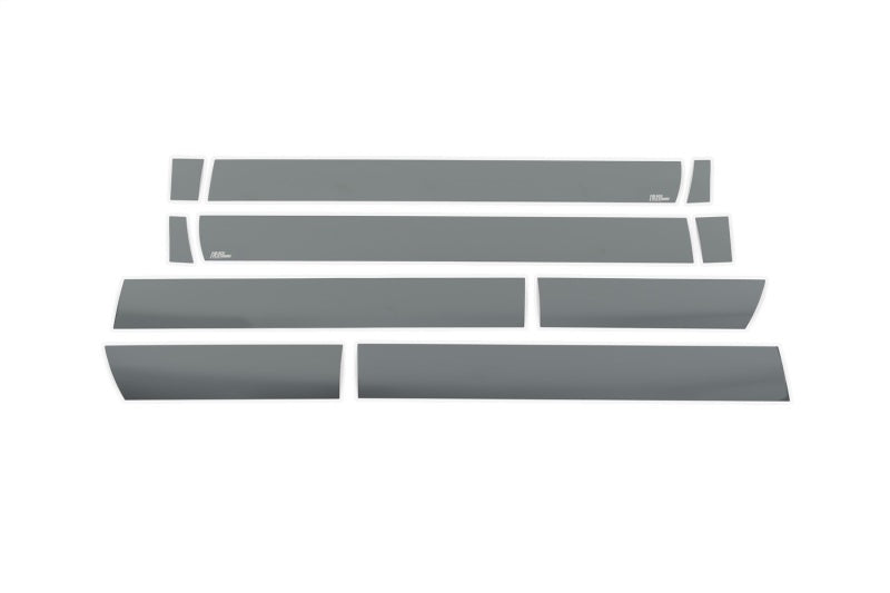 10pcs 5.5 Inch Wide Black Platinum Rocker Panels for 2007-2013 Chevy Avalanche - Durable Side Protection for Off-Road & Daily Driving