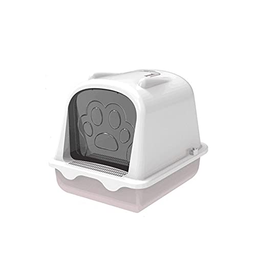 Enclosed Cat Litter Box with Odor Control - Large Covered Litter Pan for Cats, Removable Top for Easy Cleaning - Perfect for Indoor Cats, Small Apartments & Multi-Cat Households