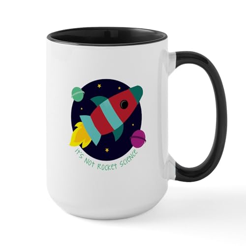 White/Black Inside - Its Not Rocket Science Mugs