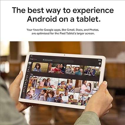 Google Pixel Tablet (2023) - Latest Model with Fast Charging & Long Battery Life - Perfect for Work, Study, and Entertainment