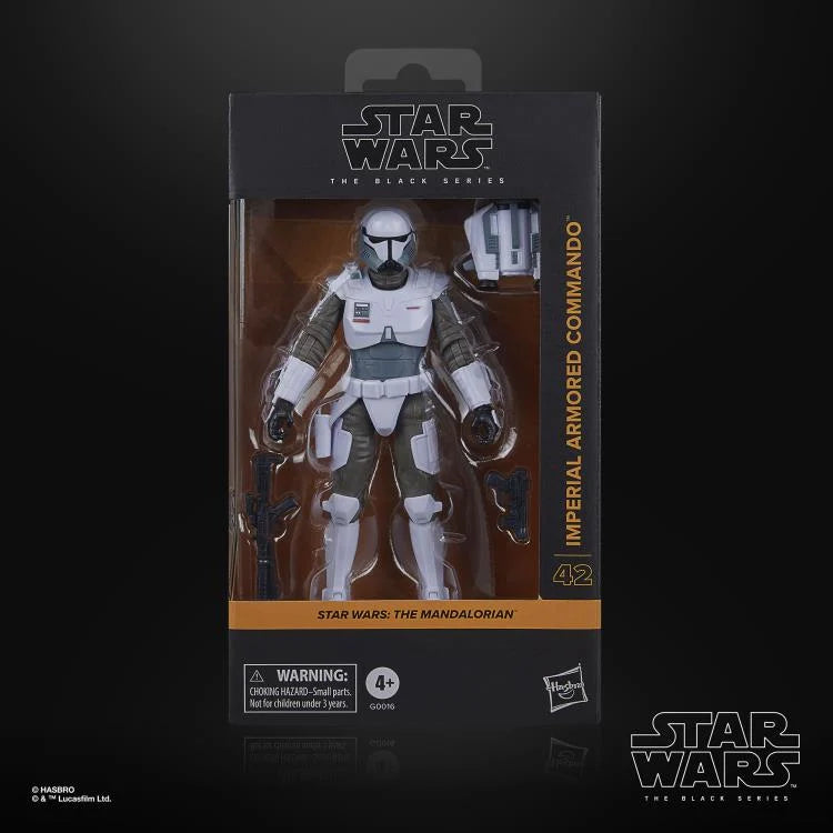 Star Wars The Black Series Imperial Armored Commando The Mandalorian 6-Inch Action Figure - Collectible Toy for Display, Cosplay & Gift Giving