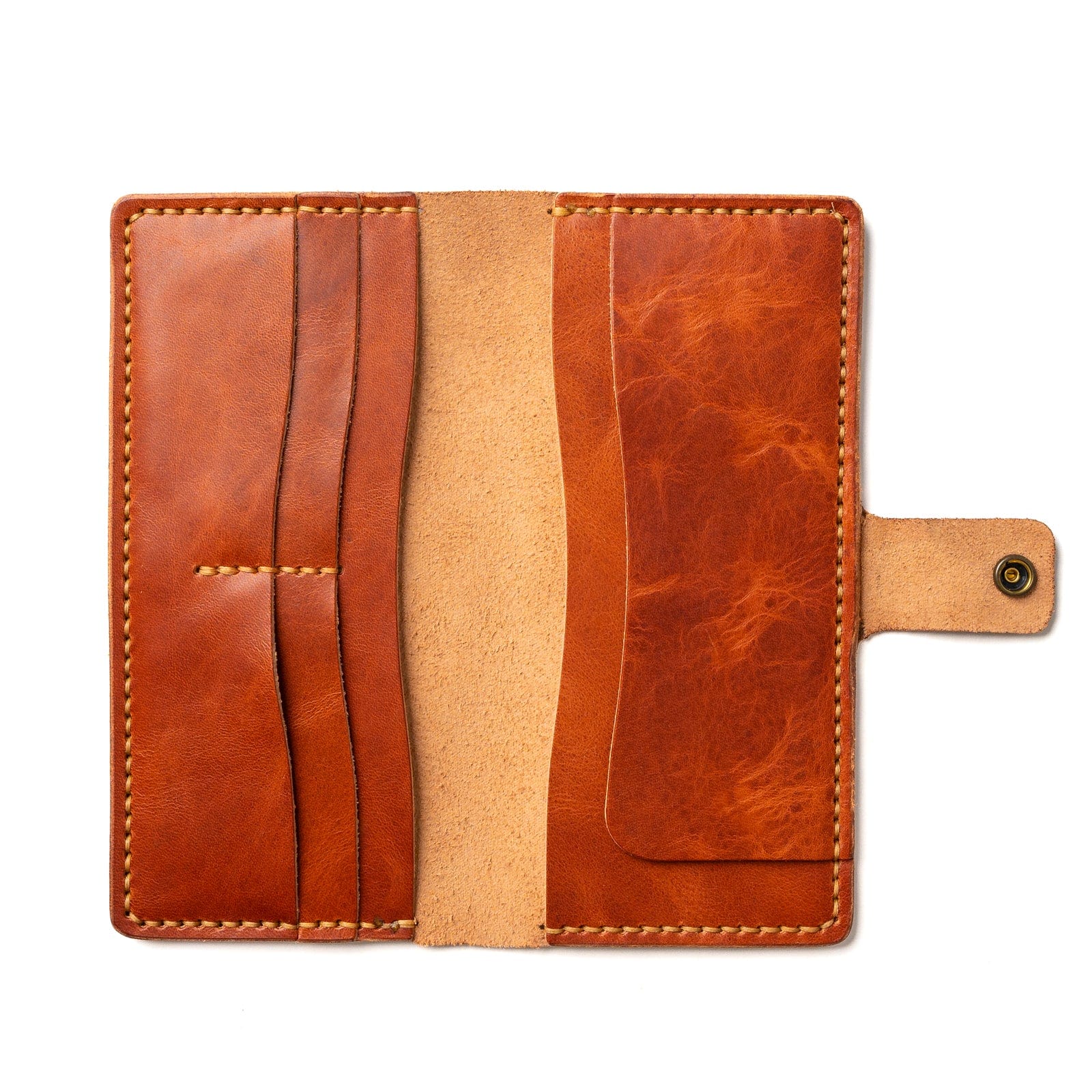 Genuine Leather Checkbook Wallet for Men & Women - Slim RFID Blocking Bifold Wallet with Checkbook Holder - Perfect for Business, Travel, and Everyday Use