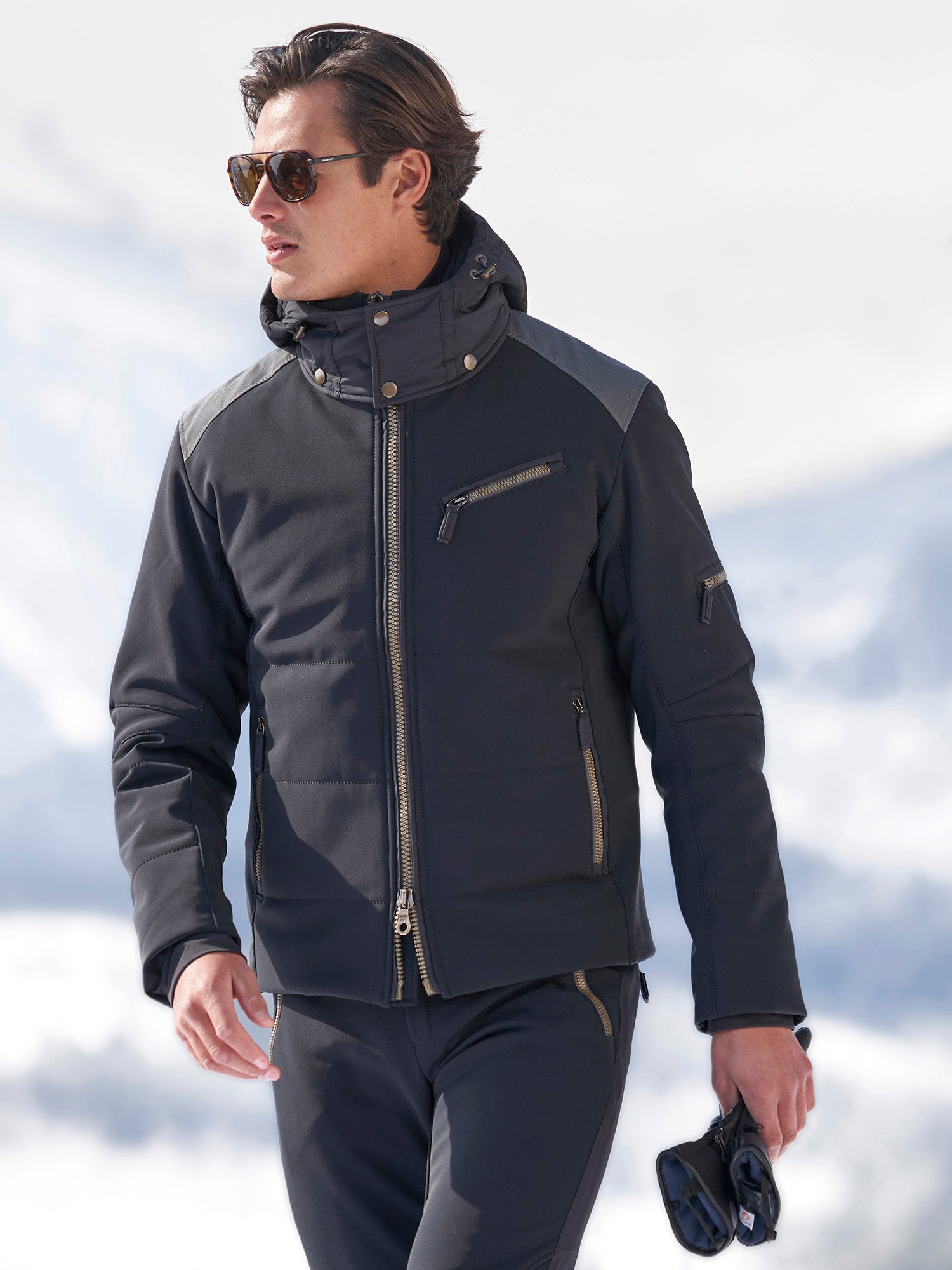 Mattay Stretch Ski Jacket - Waterproof Winter Jacket for Men & Women - Lightweight Insulated Snow Coat for Skiing, Snowboarding & Outdoor Activities