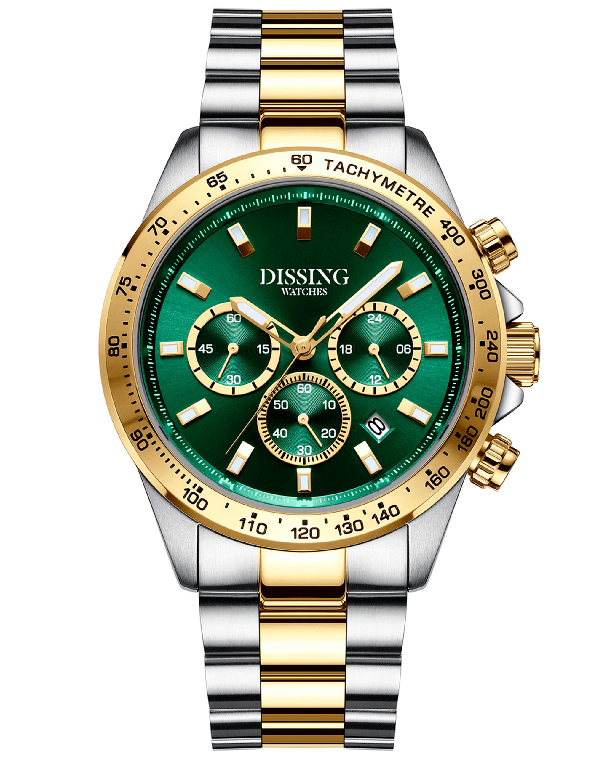DISSING MK9 Men's Dress Watch - Elegant & Stylish High Precision Wristwatch for Business, Formal Events & Everyday Wear - Water Resistant Luxury Timepiece