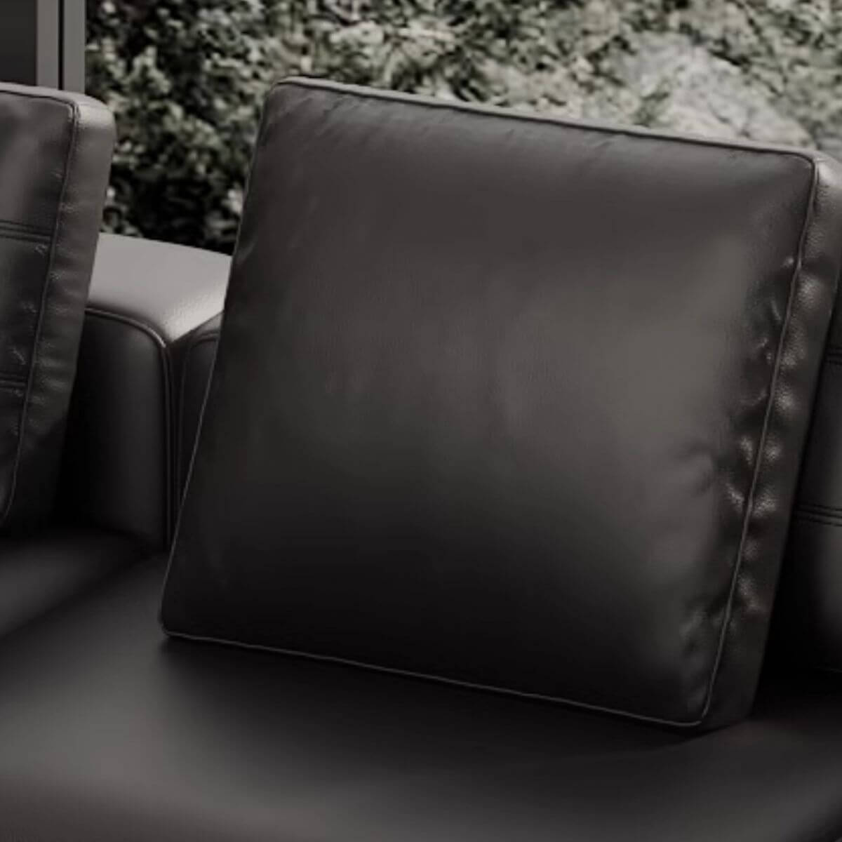 L-Shaped Sectional Sofa with Chaise Lounge - 5-Seater 4-Piece Reversible Modular Couch in Black - Perfect for Living Room, Family Room & Home Theater