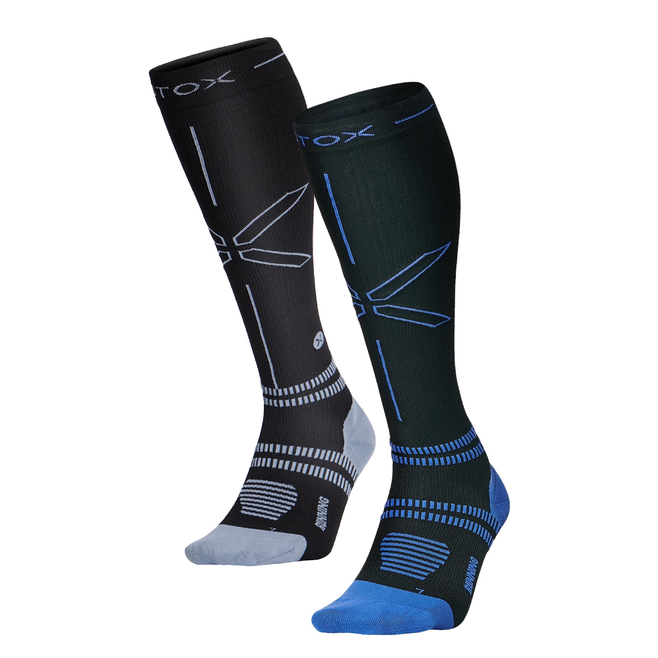STOX Energy Socks - Men's Running Compression Socks - High Performance Athletic Socks for Marathon, Jogging & Workouts - Reduce Muscle Fatigue & Prevent Injuries - Ideal for Sports, Gym & Outdoor Activities