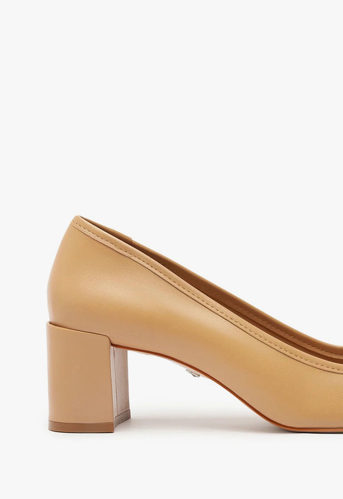 Arissa Women's Block Heel Leather Pumps - Comfortable & Stylish for Office, Party & Wedding