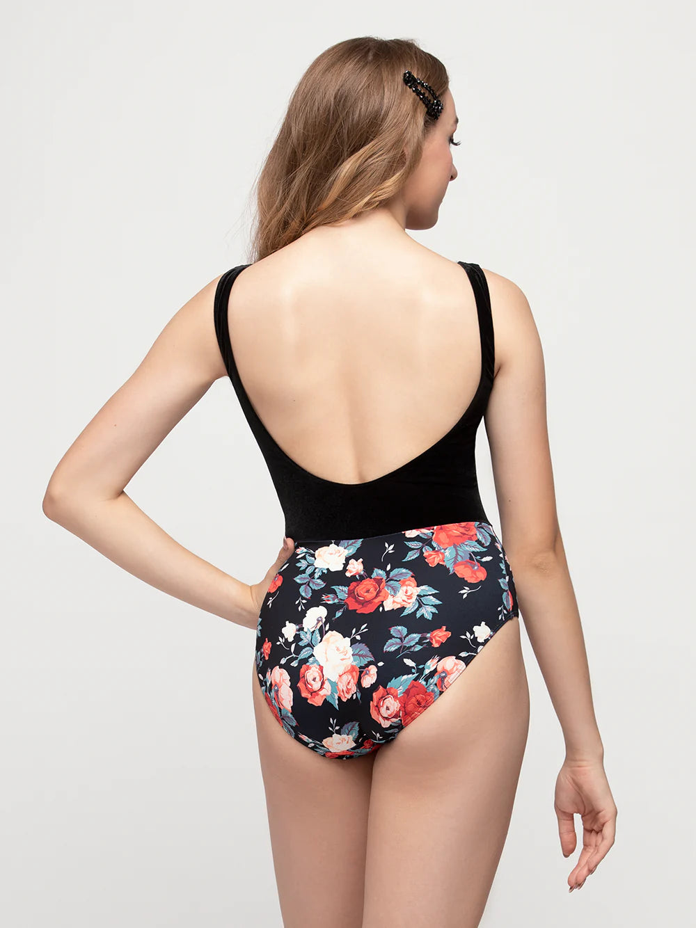 Alison Bed of Roses Girls Ballet Leotard - Elegant Dancewear for Toddler & Kids Ballet, Gymnastics, Dance Class & Performance