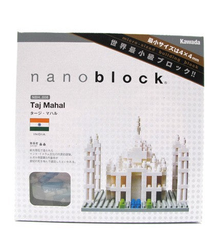 Nanoblock Taj Mahal Building Kit NBH 008 - Miniature Architecture Model for Collectors & Hobbyists | Perfect for Home Decor, Gifts & STEM Education