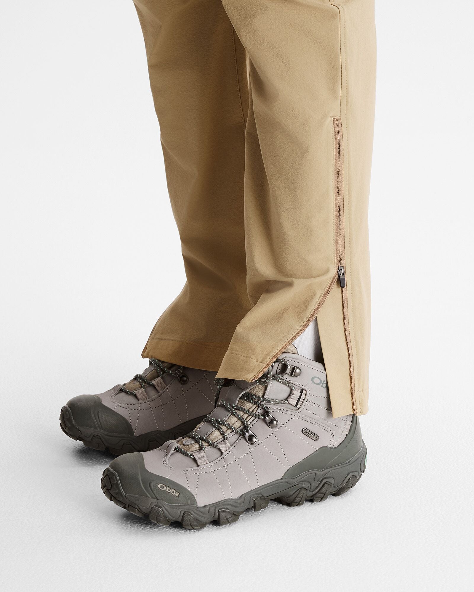 Women's Flinders Convertible Pants - Quick-Dry Hiking & Travel Pants with Zip-Off Legs (Olive Grey) - Perfect for Outdoor Adventures, Camping & Travel