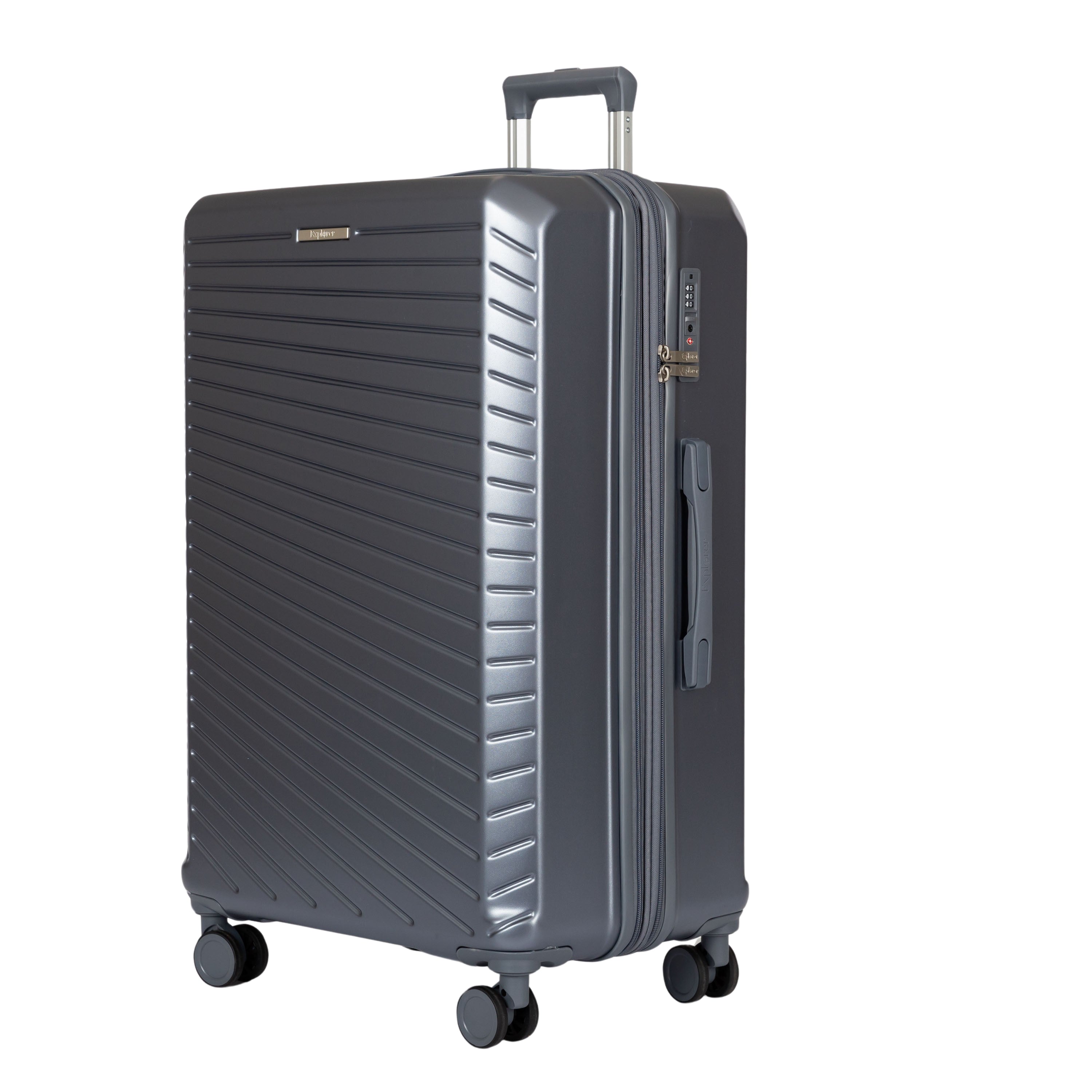 Explorer Passport Anti-Theft Expandable 3-Piece Luggage Set - Lightweight Carry-On Suitcase with TSA Lock for Travel, Business Trips & Vacations