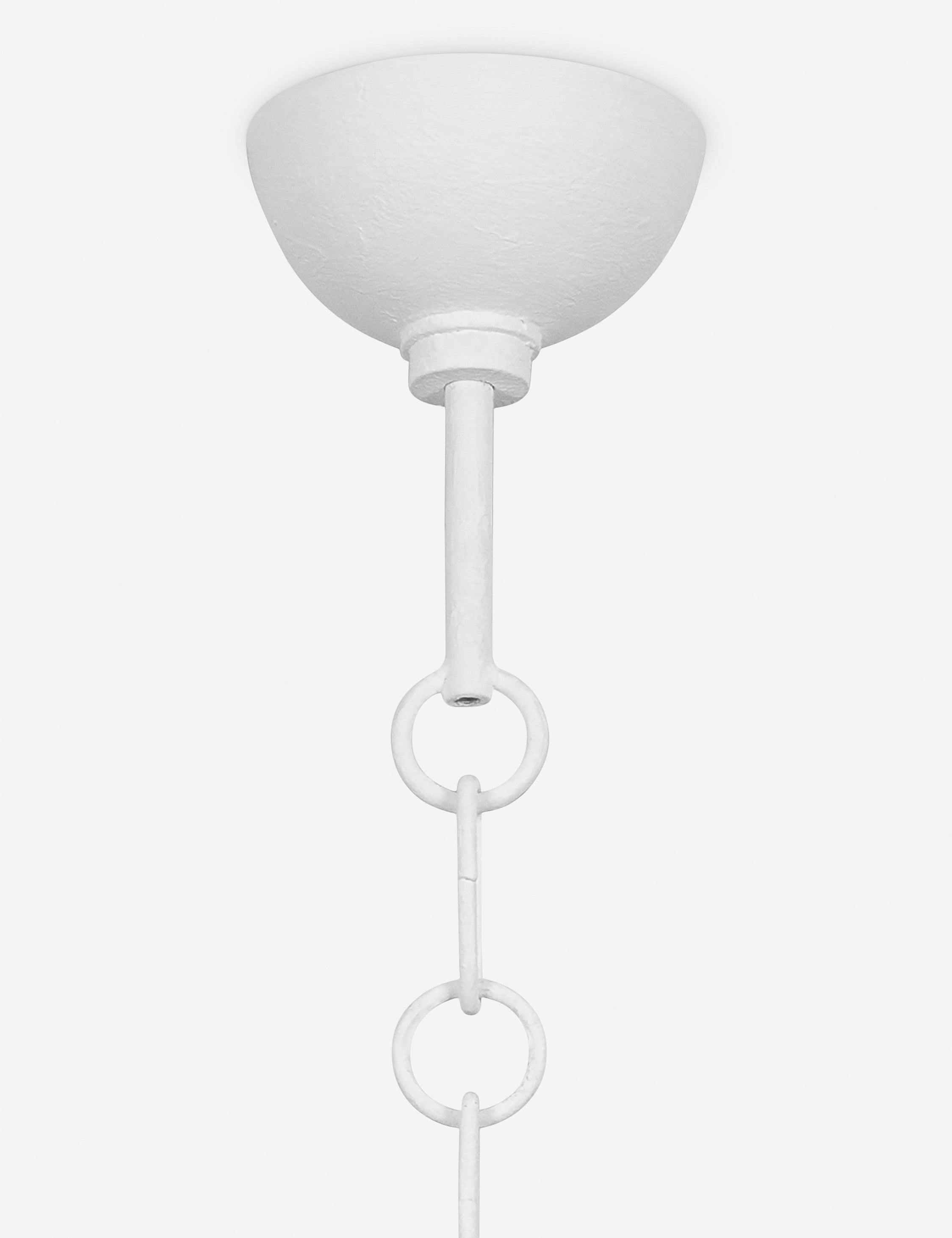 Arianna Modern Pendant Light - Elegant Glass Hanging Lamp for Kitchen Island, Dining Room & Bedroom Decor - Adjustable Height Ceiling Fixture with Warm White Light