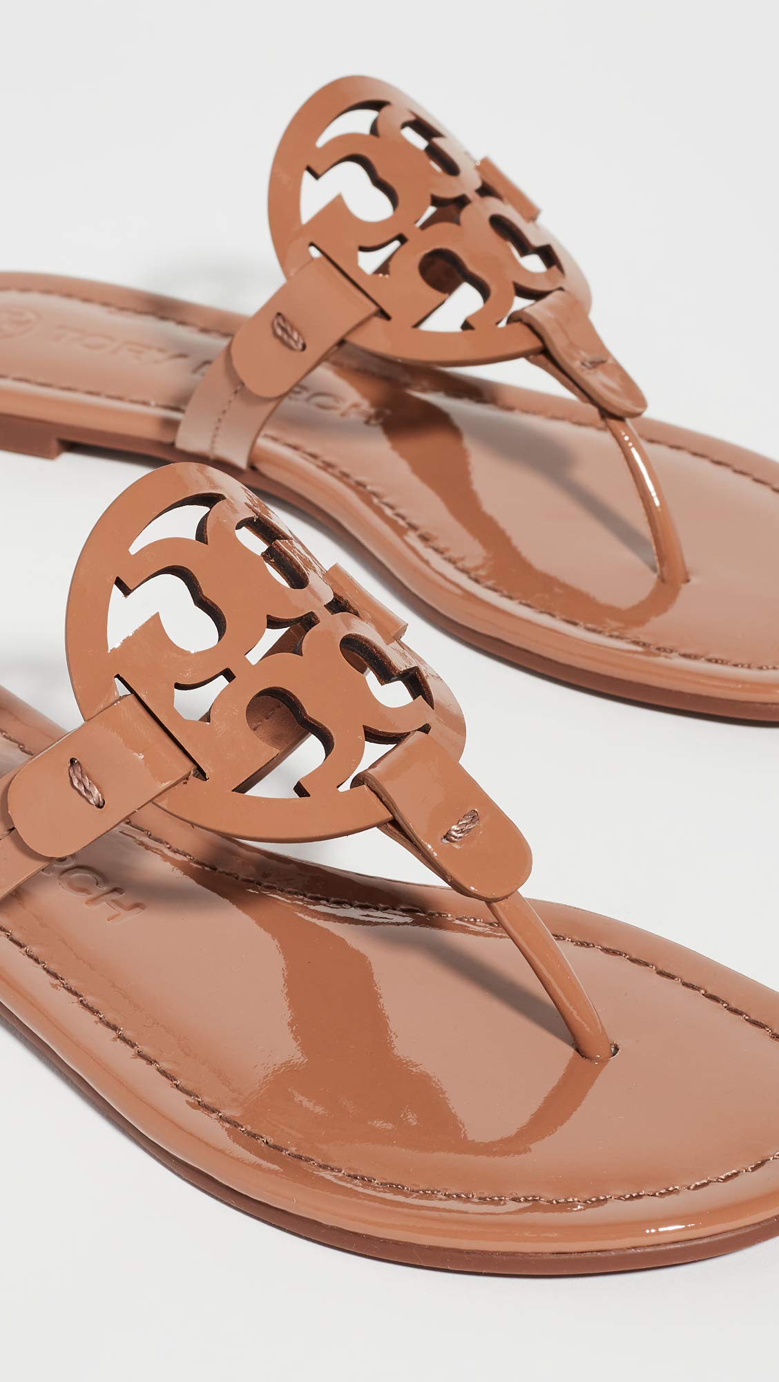 Tory Burch Women's Miller Thong Sandals | Comfortable Leather Flip Flops for Women | Perfect for Beach, Pool, and Summer Vacation Outfits