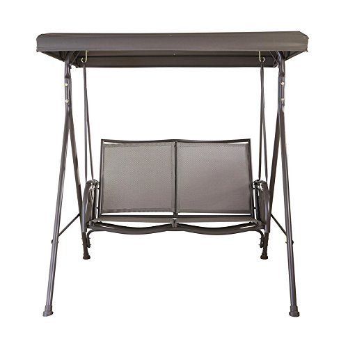 Garden Winds Replacement Canopy Top Cover for Garden Treasures 2-Person Sling Swing - Riplock 350 Waterproof UV Protection - Perfect for Patio, Backyard, and Outdoor Relaxation