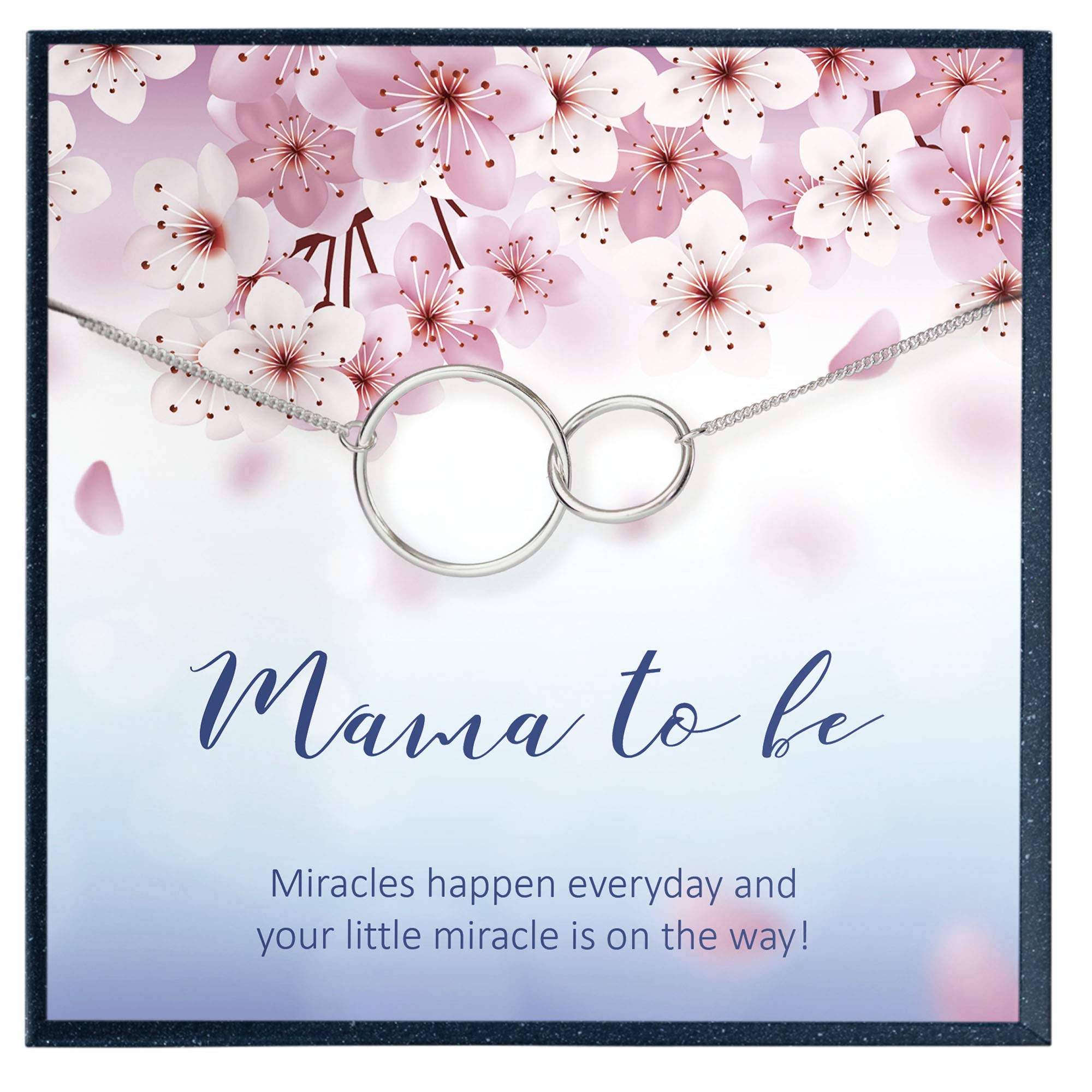 Personalized Baby Shower Gifts for New Moms & First-Time Mothers - Thoughtful Pregnancy Gifts for Expecting Women - Engravable New Mommy Necklace - Perfect for Baby Showers, Gender Reveals & Mother's Day Celebrations