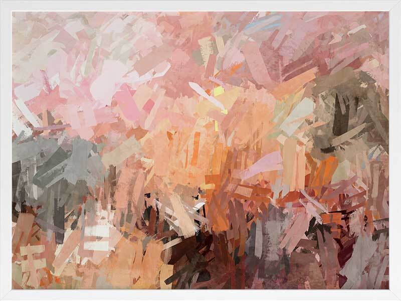 Pink Framed Art Print - Vibrant Wall Decor for Living Room, Bedroom & Office - Express Yourself with Stylish Home Art