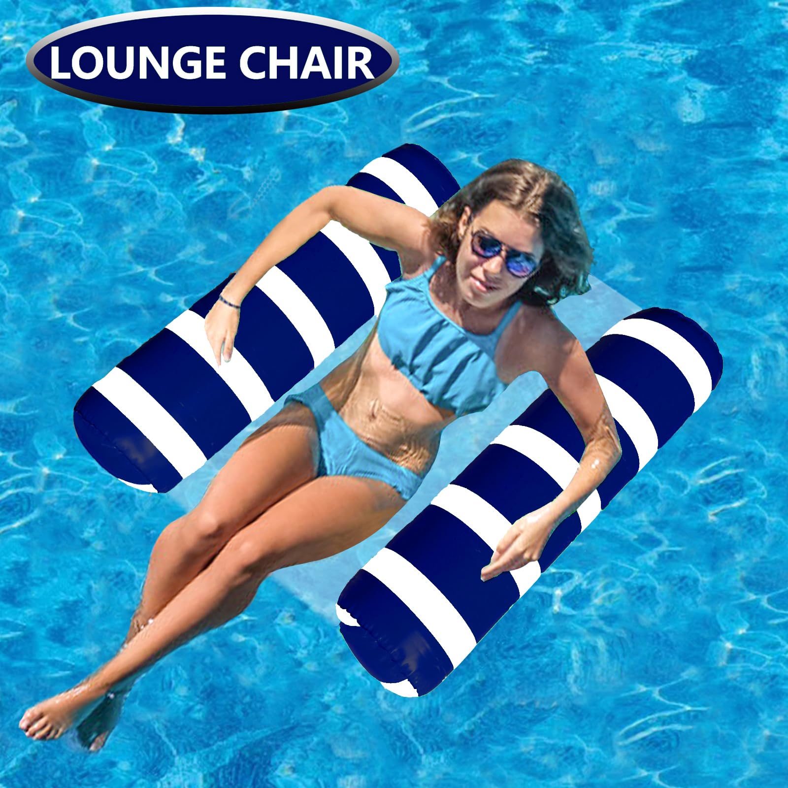 **Best Inflatable Pool Floats for Adults - 4-in-1 Multi-Purpose Water Hammock, Lounge Chair & Raft - Perfect for Swimming, Relaxation & Vacation Fun**    *(Ideal for Pool Parties, Beach Trips & Summer Relaxation!)*