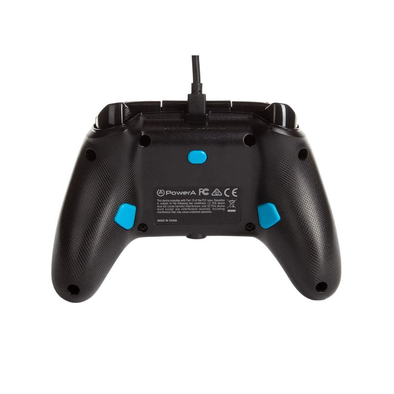 PowerA Enhanced Wired Controller for Xbox Series X/S & Xbox One - Blue Hint Edition - Perfect for Gaming, Streaming & Competitive Play