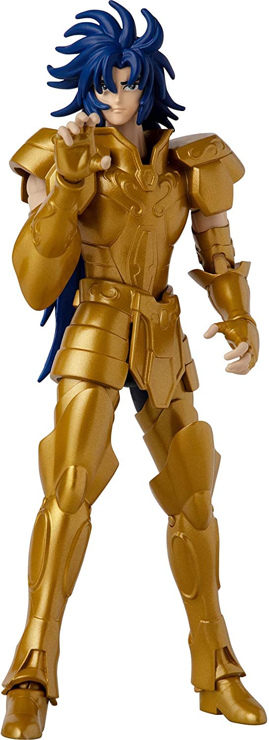 Anime Heroes - Saint Seiya: Knights of The Zodiac - Gemini Saga Action Figure Collectible Toy for Fans | Perfect for Display, Cosplay, and Anime Collections