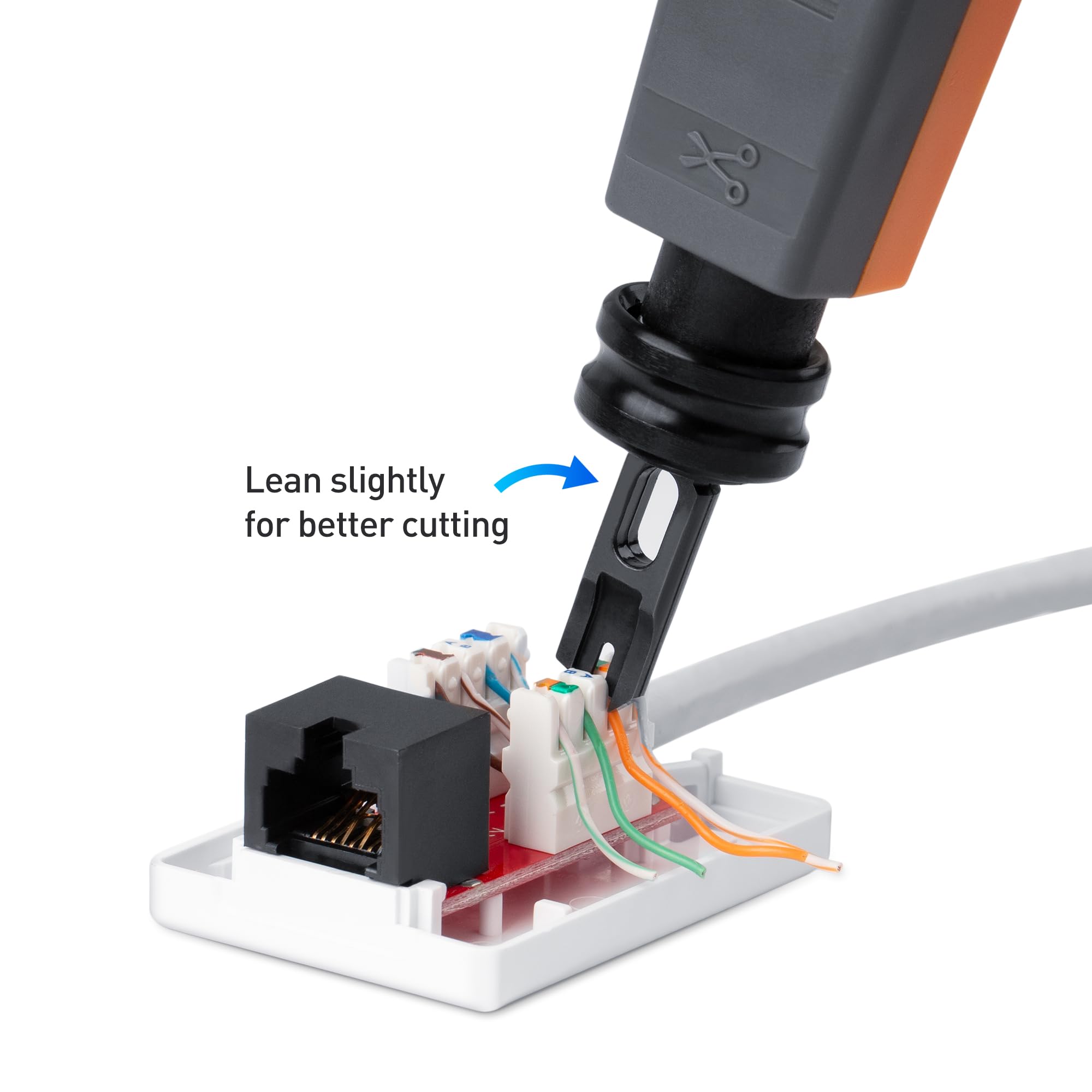 Cable Matters 110 Punch Down Tool with 110 Blade - Ethernet & Keystone Punch Down Tool for Cat 8, Cat 7, Cat 6A, Cat 6, Cat 5e, Cat 5 Network Cables - Ideal for Network Installations, Data Centers & Home Wiring Projects