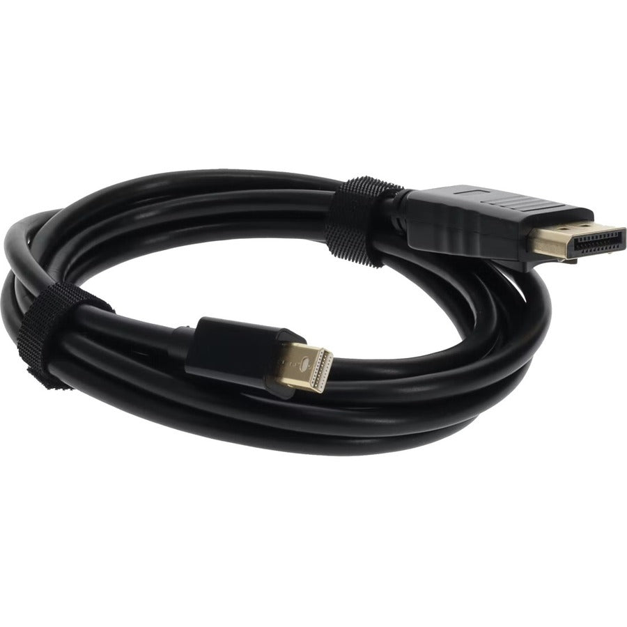 3ft (1m) Mini DisplayPort to DisplayPort Male to Male Adapter Cable - Black | High-Speed 4K Video Connection for MacBook, PC, Monitor | Home Office & Gaming Setup Accessory
