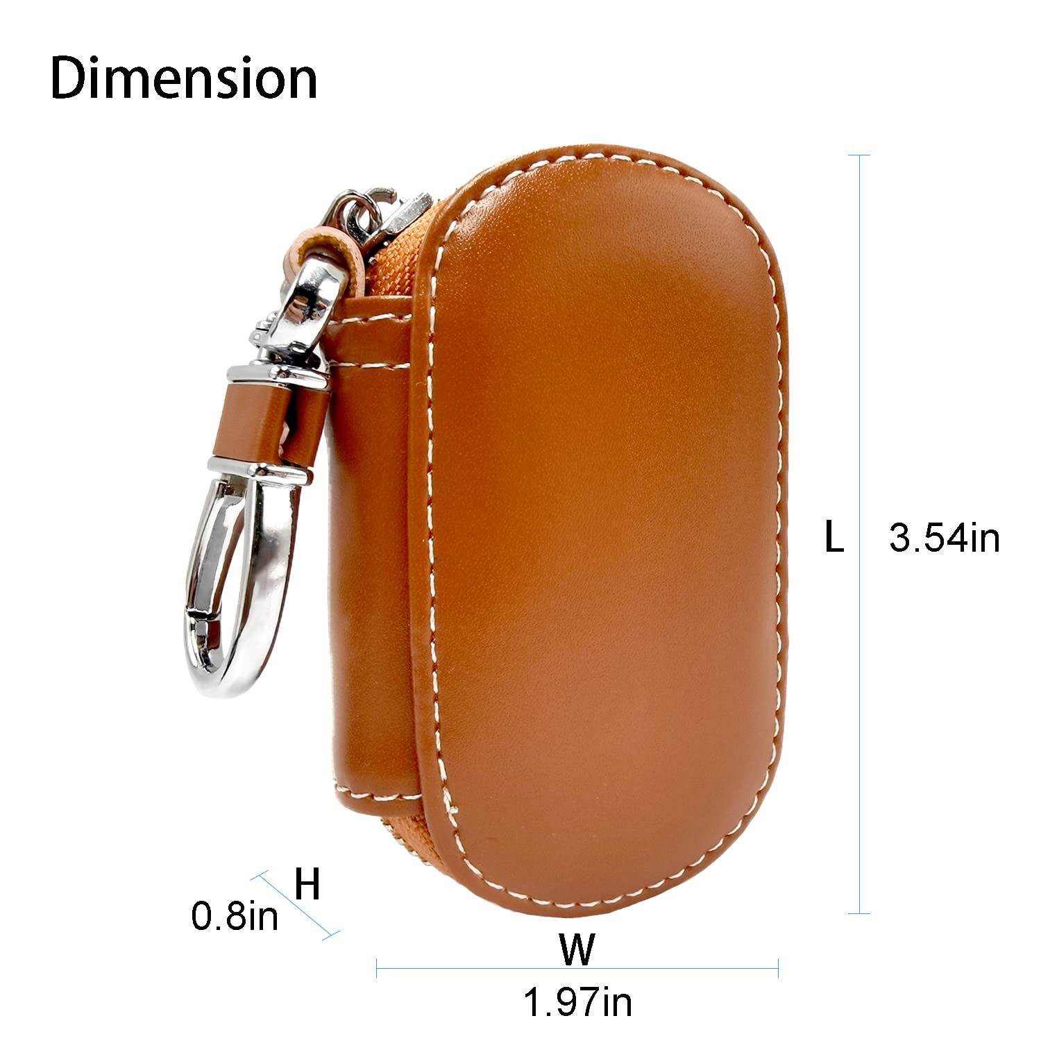 Universal Smart Key Case for DC Vehicles - Remote Fob Holder, Keychain Protector & Storage Bag | Perfect for Car, Truck & SUV Key Organization