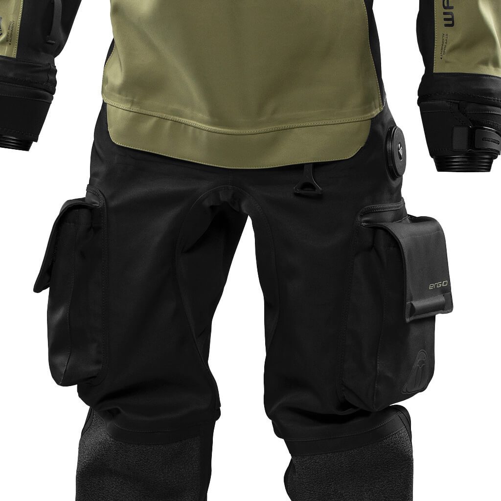 D3 Ergo Men's Waterproof Drysuit for Scuba Diving & Kayaking | Heavy-Duty Neoprene Suit for Cold Water Protection