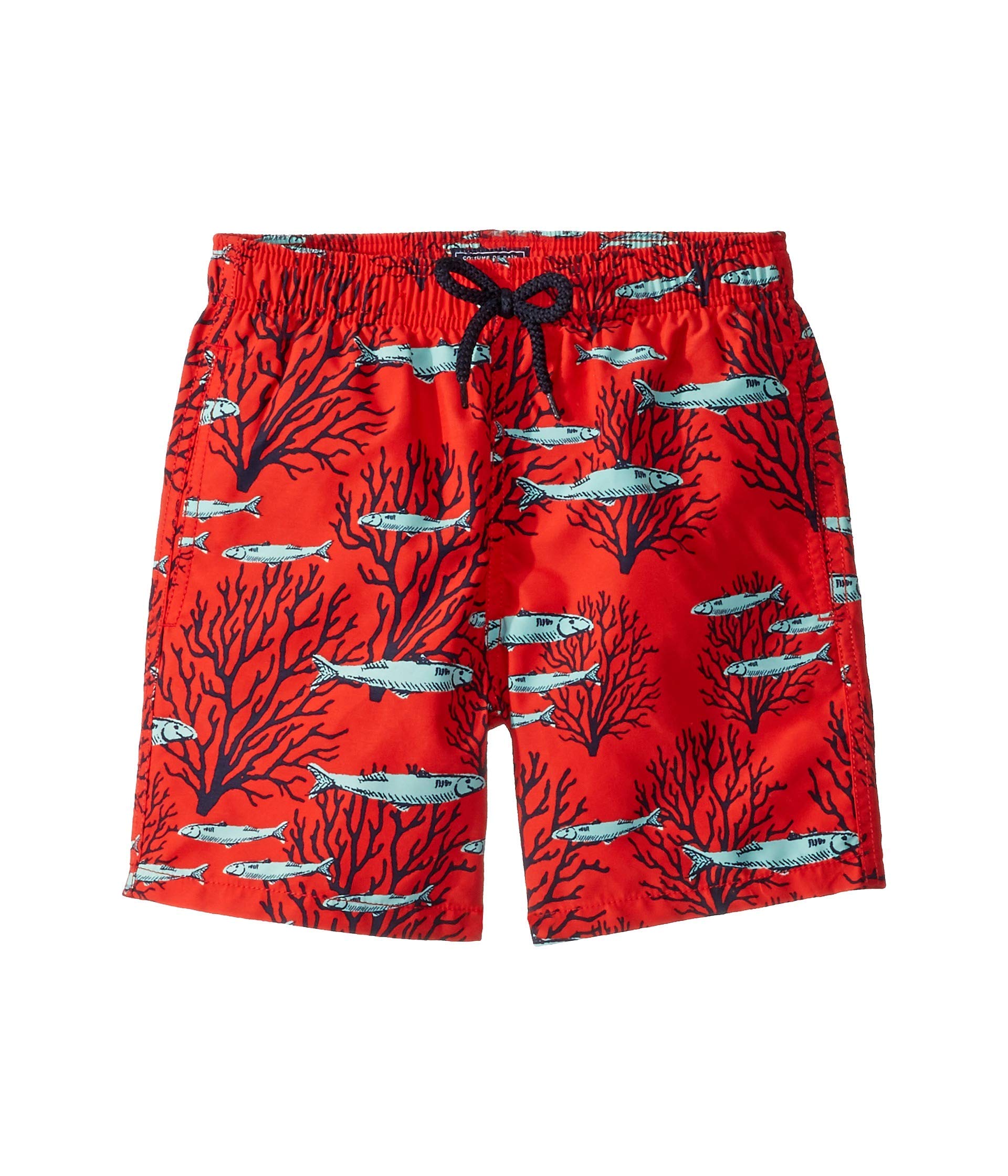 Vilebrequin Boys Swim Trunks with Coral & Fish Print - Toddler to Big Kids Sizes - Perfect for Beach, Pool & Summer Vacations