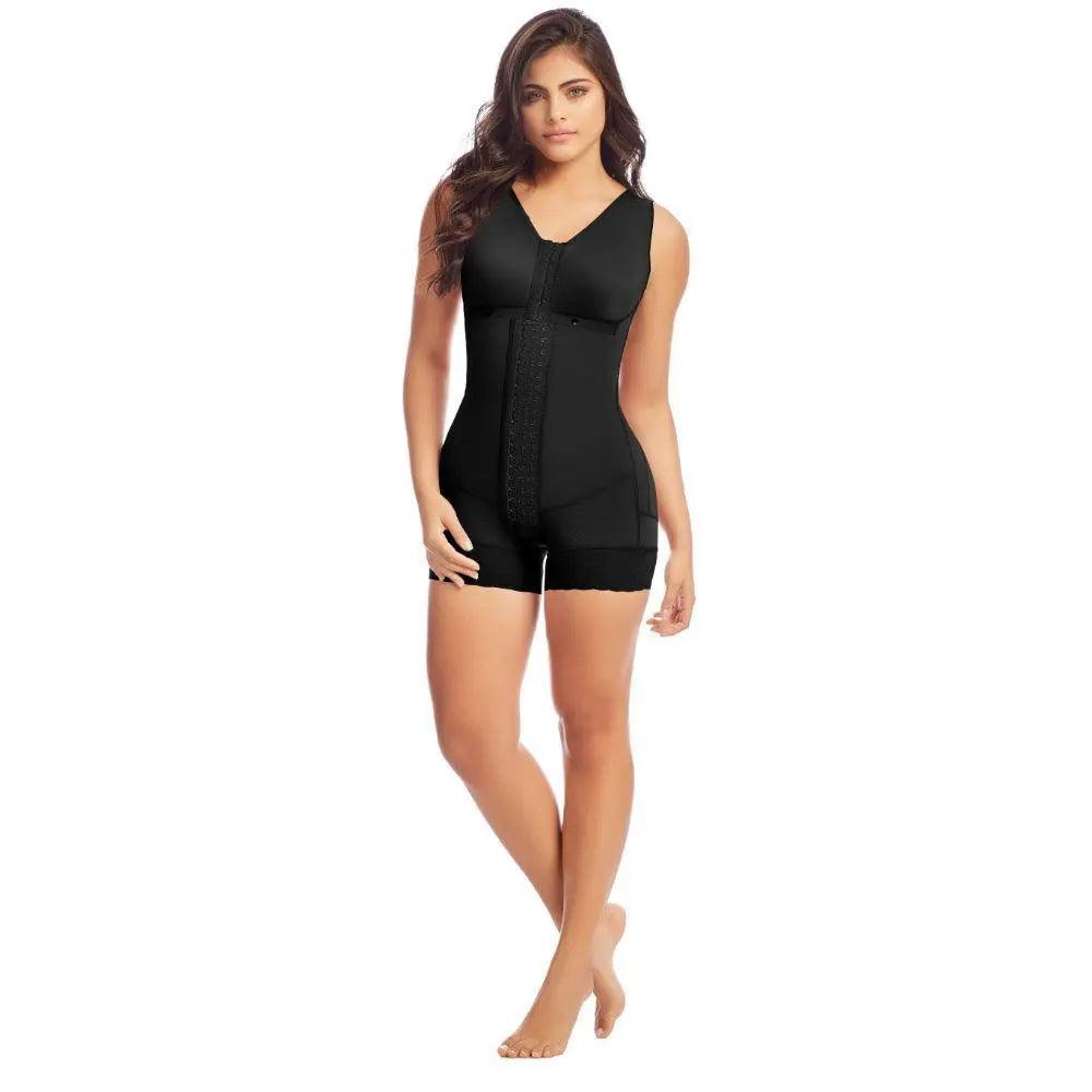 Shapewear Short Style Faja with Built-in Bra #09086 - Slimming Body Shaper for Women, Perfect Under Dresses & Workout Clothes