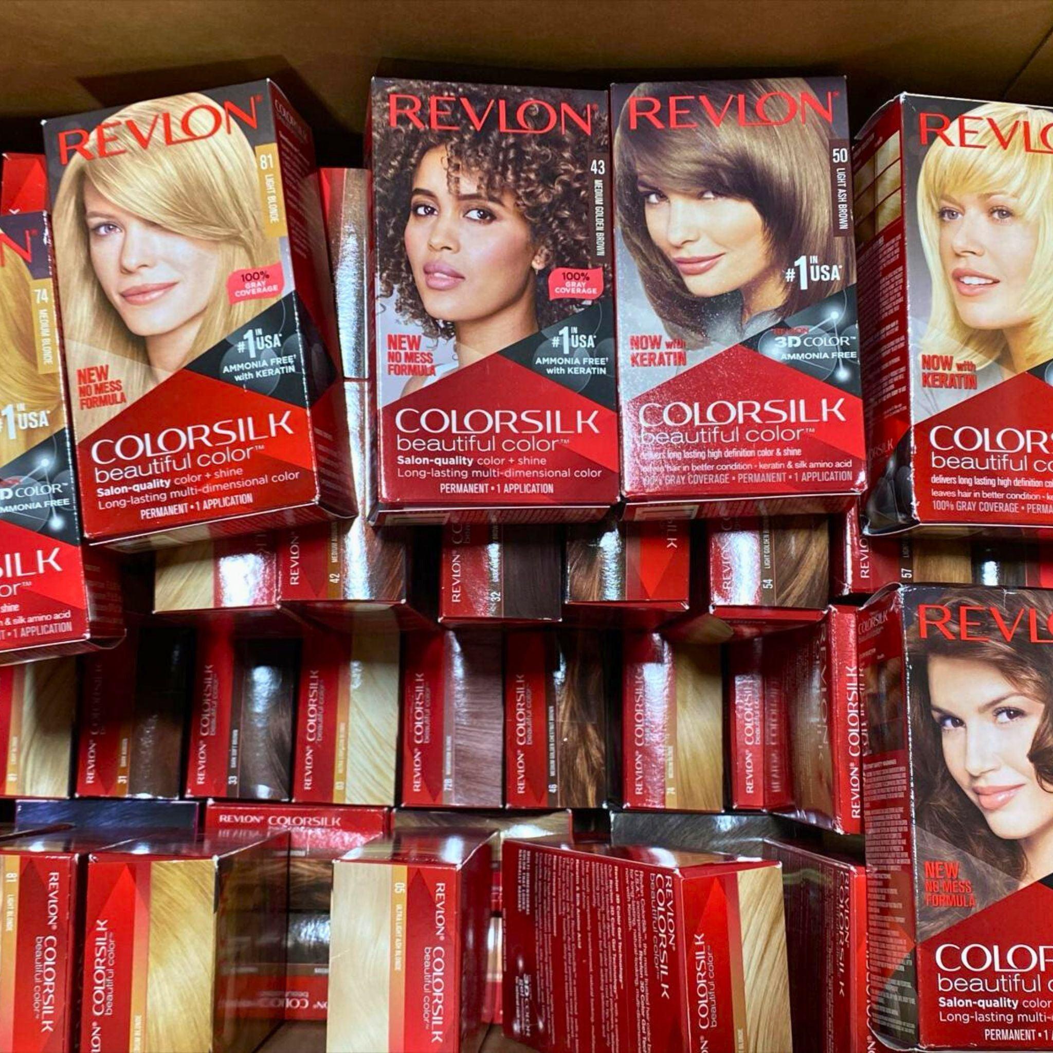 Revlon Colorsilk Beautiful Color Assorted Mix - 70 Piece Hair Dye Kit for Vibrant Hair Coloring at Home | Perfect for DIY Hair Styling & Salon-Quality Results