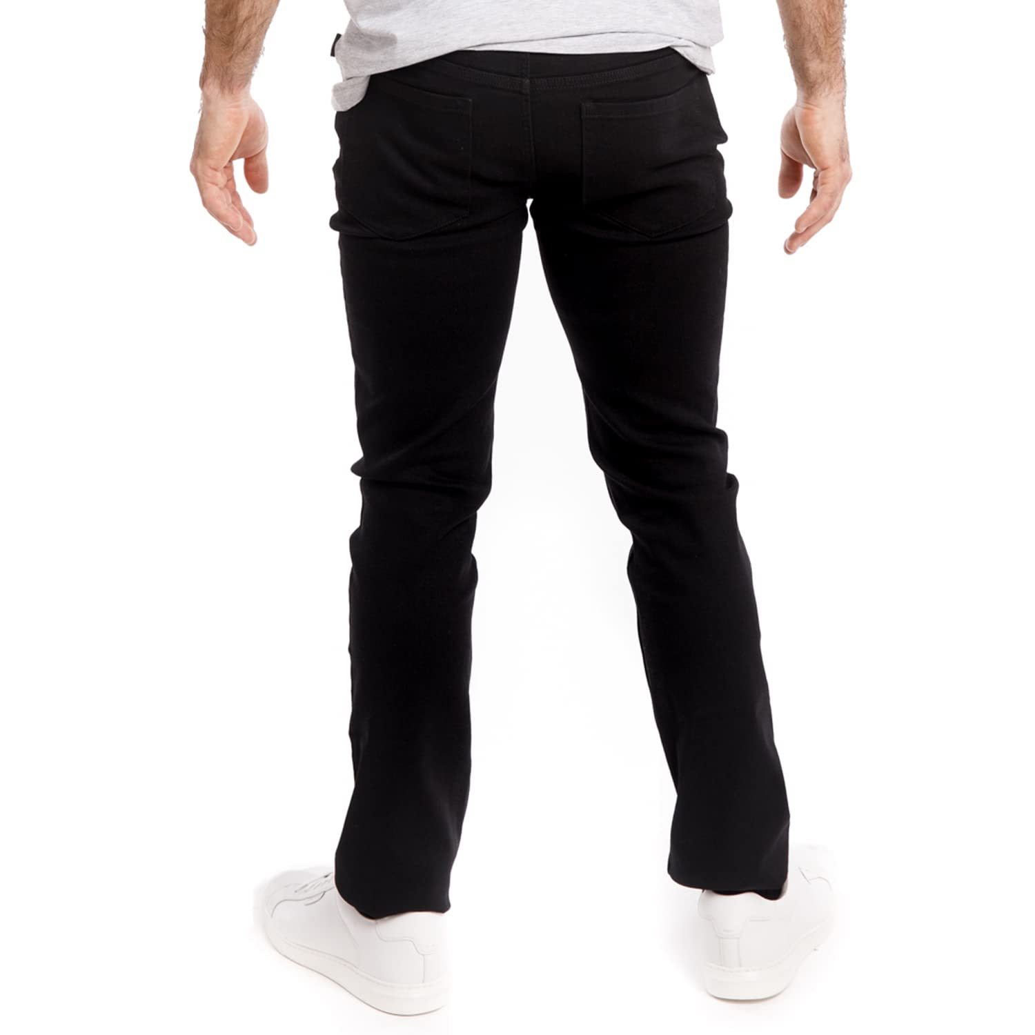 Kenneth Cole Men's Slim Fit Stretch Jeans with Repreve Recycled Polyester - Comfortable & Eco-Friendly Denim Pants for Casual Wear & Office Outfits