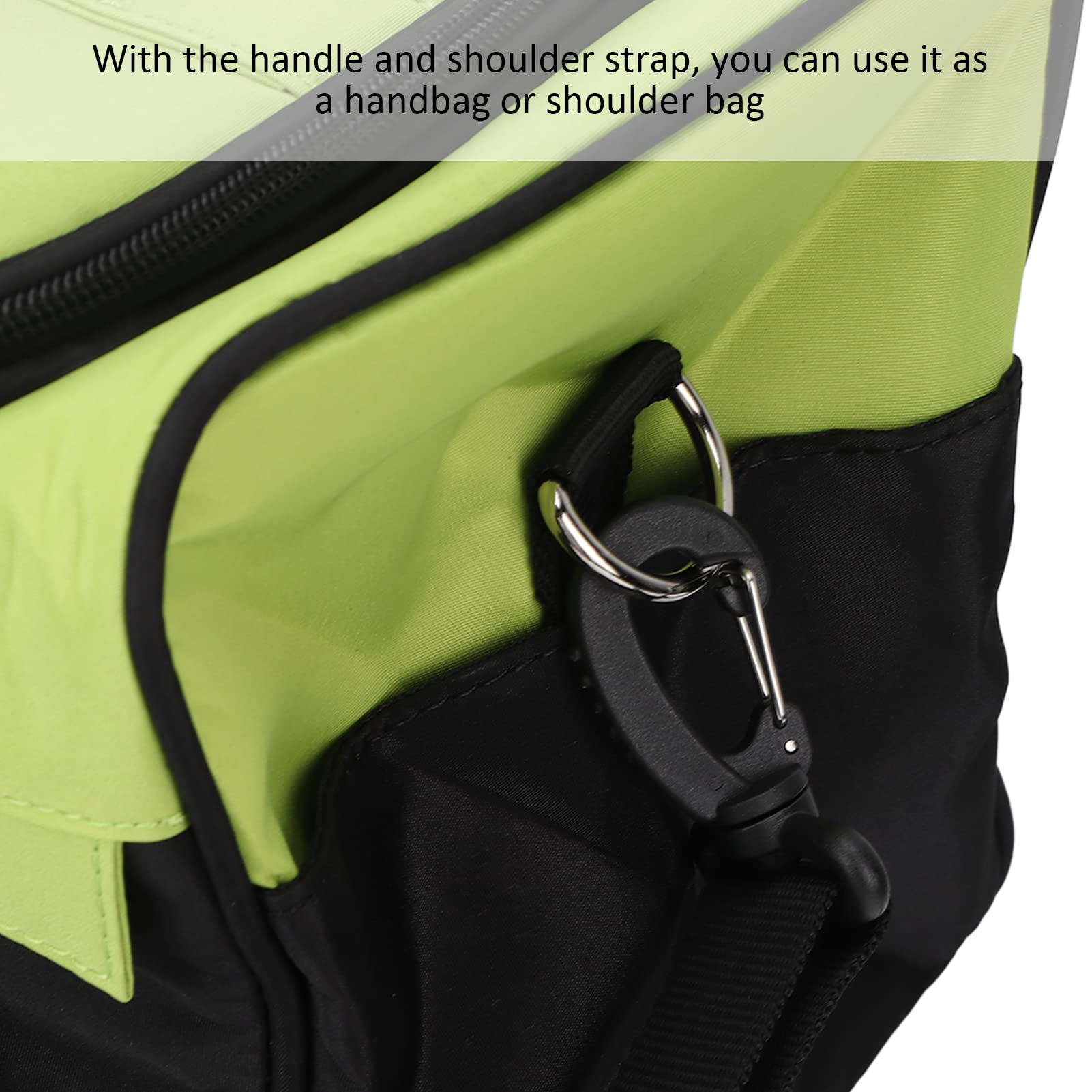 Professional Salon Hair Tools Bag - Multifunctional Hairdressing Organizer with Scissors & Comb Holder, Green Travel Cosmetic Case with Adjustable Shoulder Strap | Perfect for Hair Stylists, Barbers & Mobile Beauty Professionals on the Go