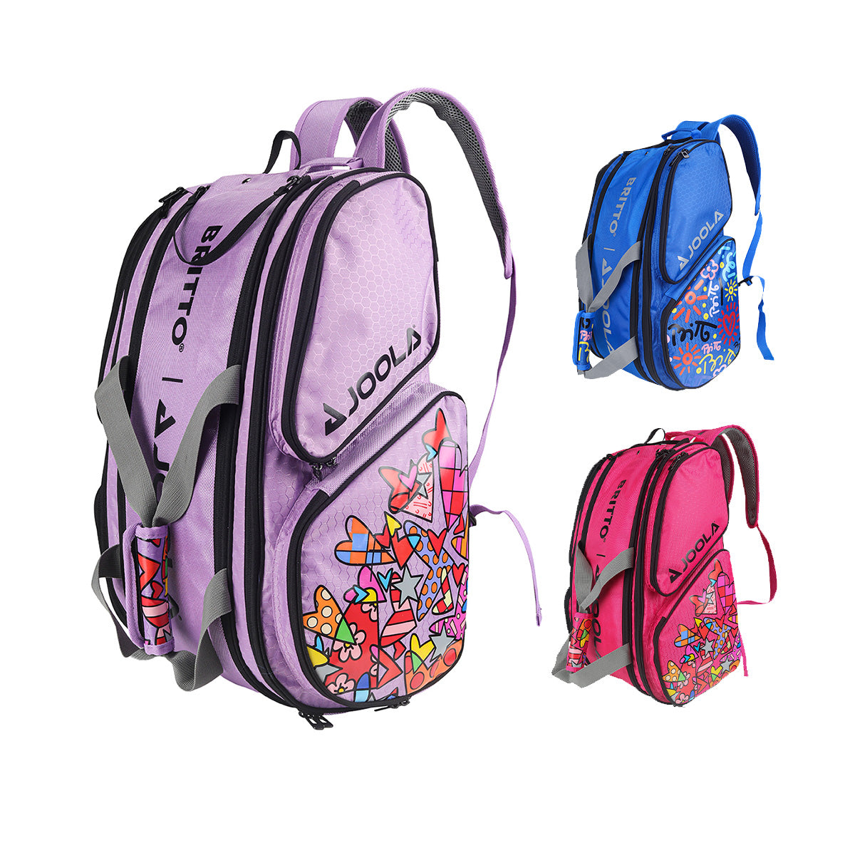 JOOLA BRITTO Tour Elite Pickleball Bag - Premium Paddle & Gear Backpack for Pickleball Players - Perfect for Tournaments, Training & Court Storage