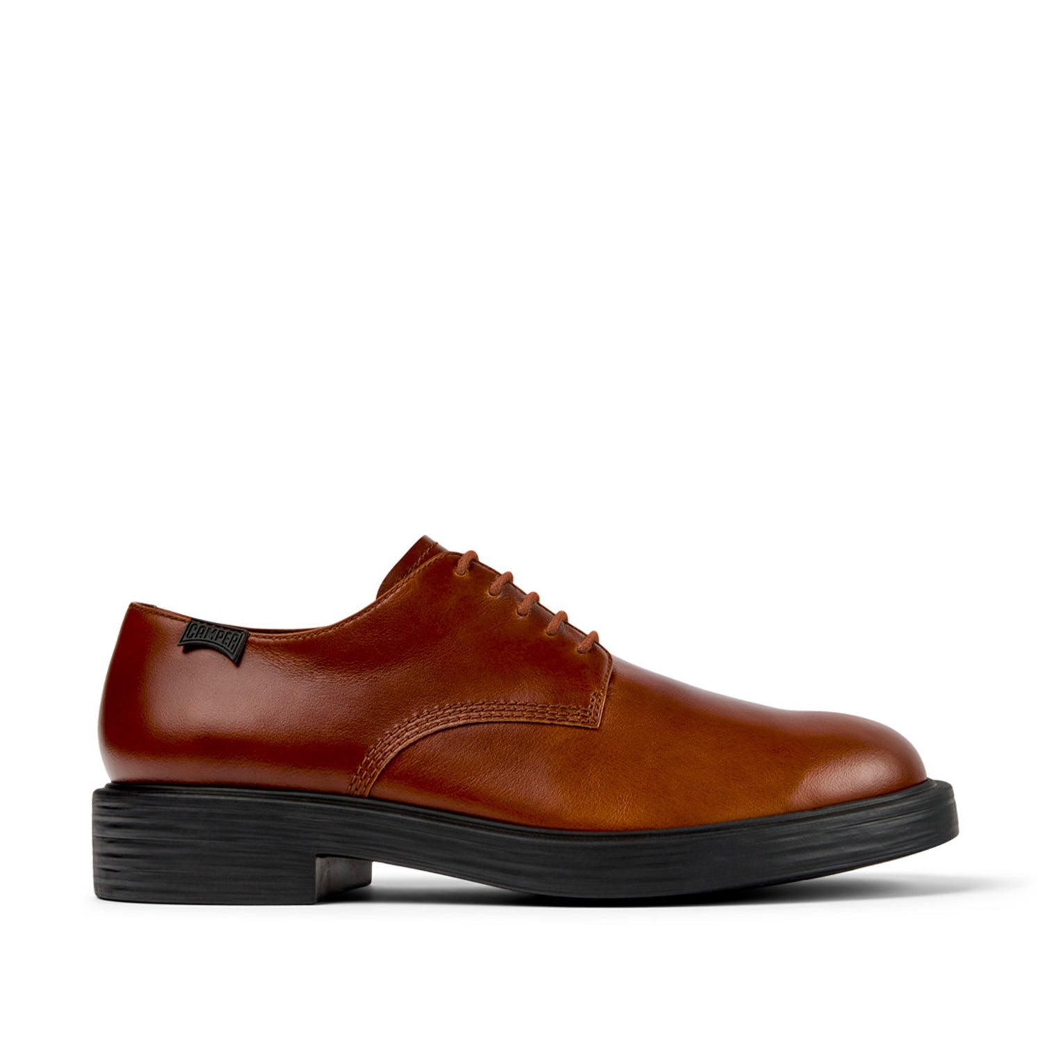 Camper Men's Dean Brown Leather Casual Shoes - Comfortable Walking & Everyday Wear for Men