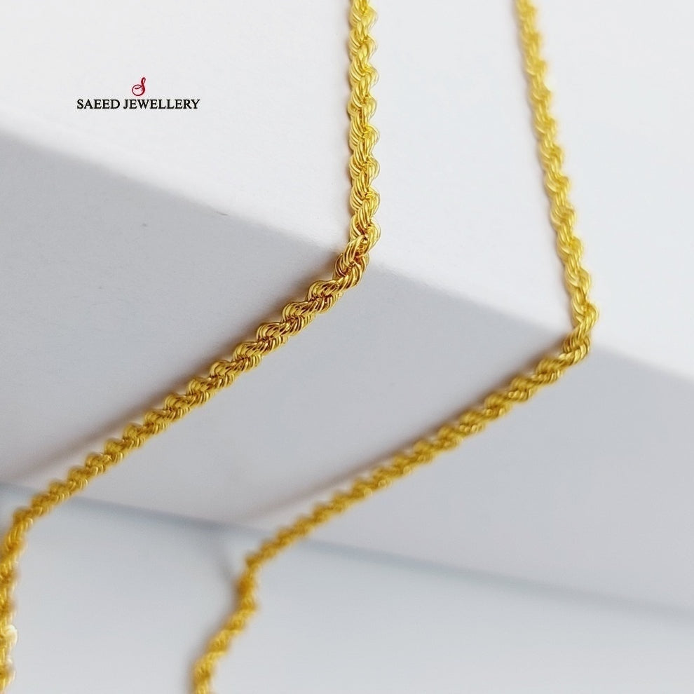 1.5mm Rope Chain Necklace for Women & Men - Durable Stainless Steel Jewelry for Everyday Wear & Special Occasions