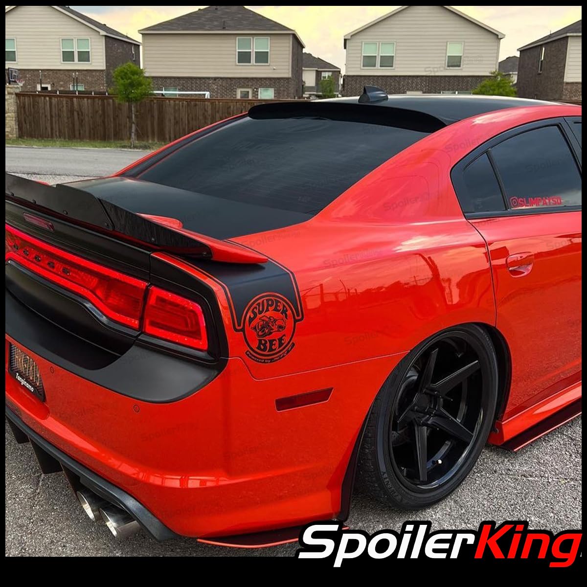 Spoiler King XL Roof Spoiler (380R) - Compatible with Dodge Charger 2011-2014 | Rear Wing for Enhanced Aerodynamics & Sporty Style | Perfect for Car Enthusiasts & Performance Upgrades