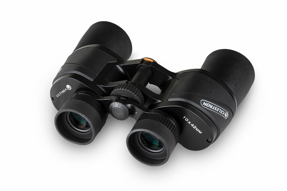 Ultima 10x42mm Porro Prism Binoculars for Bird Watching, Hunting & Outdoor Adventures - High Powered Waterproof Binoculars with Clear Optics & Comfortable Grip