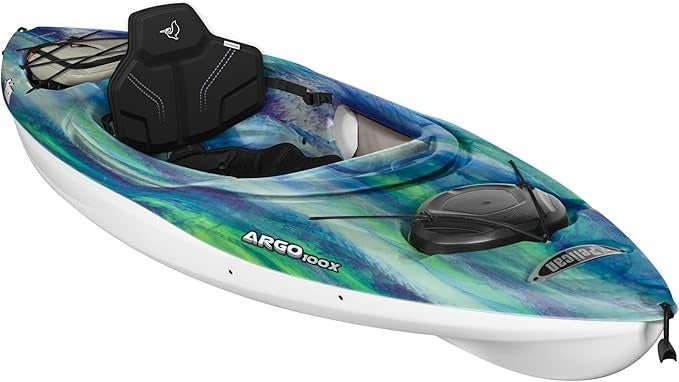 Argo 100X EXO Recreational Kayak - Lightweight & Stable for Lakes & Rivers - Perfect for Beginners & Outdoor Enthusiasts