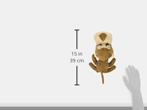 Boss Pet FatHedz Monkey Plush Dog Toy - Durable Chew Toy for Small & Medium Dogs, Perfect for Playtime & Training - Interactive Pet Toy for Indoor & Outdoor Fun